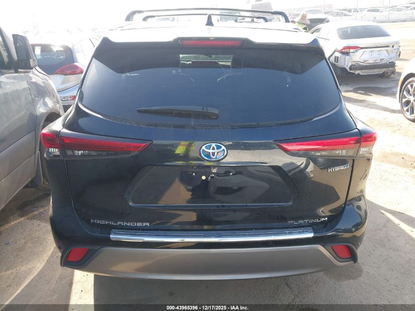 2023 Toyota Highlander Hybrid Platinum VIN: 5TDFARAH4PS017410 Lot: 43965396