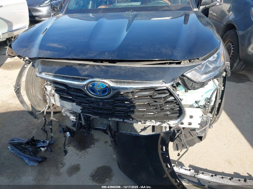 2023 Toyota Highlander Hybrid Platinum VIN: 5TDFARAH4PS017410 Lot: 43965396