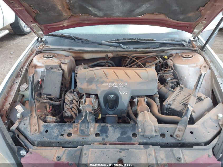 2005 Pontiac Grand Prix Gt VIN: 2G2WS522451336055 Lot: 43965404