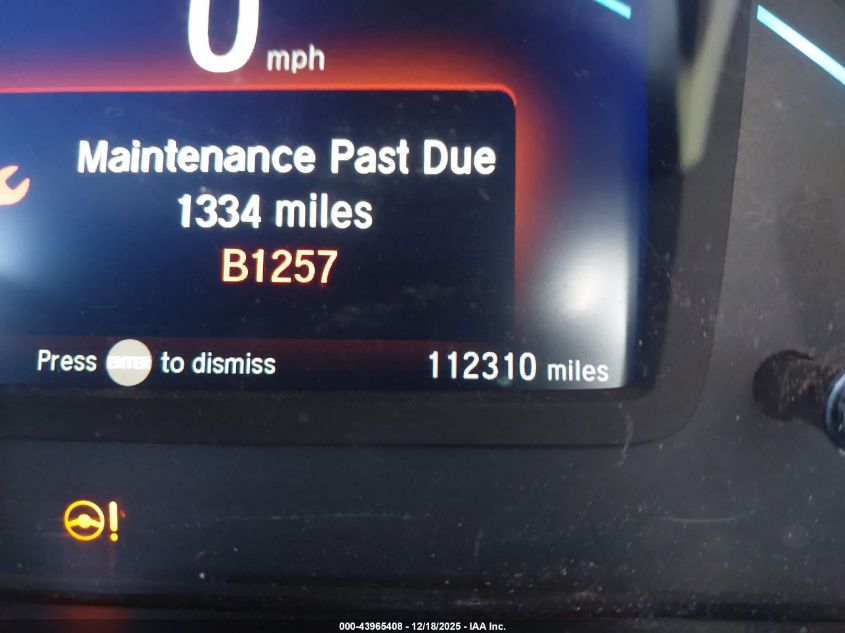 2018 Honda Odyssey Touring VIN: 5FNRL6H8XJB024871 Lot: 43965408