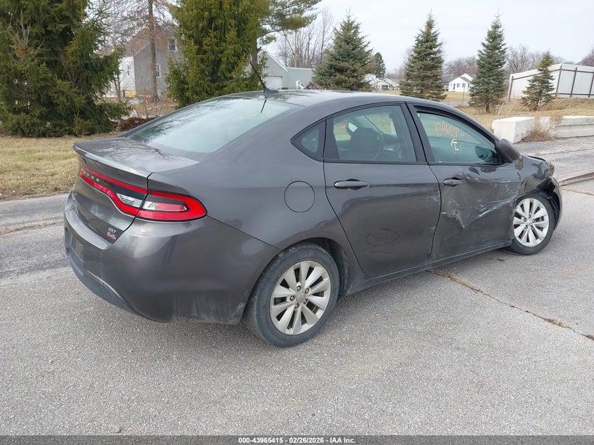 Vin: 1c3cdfbb2ed877368, lot: 44461073, dodge dart sxt 20144