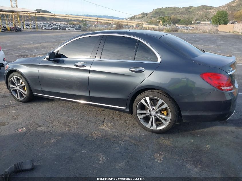 2015 Mercedes-Benz C 300 4Matic VIN: 55SWF4KB3FU075136 Lot: 43965417