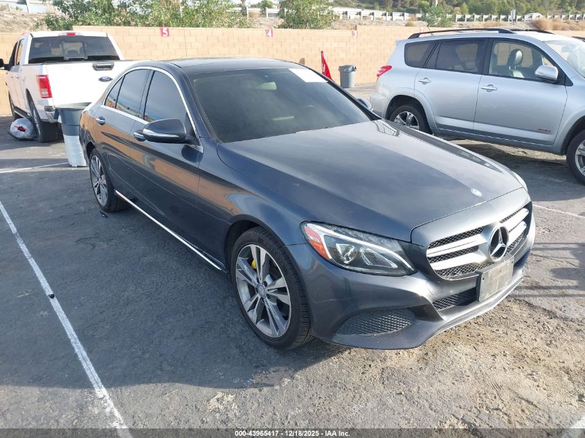 2015 Mercedes-Benz C 300 4Matic VIN: 55SWF4KB3FU075136 Lot: 43965417