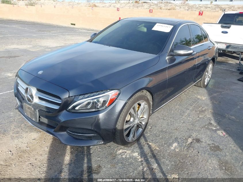 2015 Mercedes-Benz C 300 4Matic VIN: 55SWF4KB3FU075136 Lot: 43965417