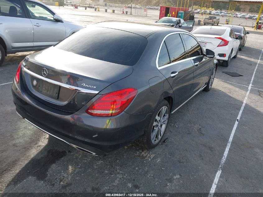 2015 Mercedes-Benz C 300 4Matic VIN: 55SWF4KB3FU075136 Lot: 43965417