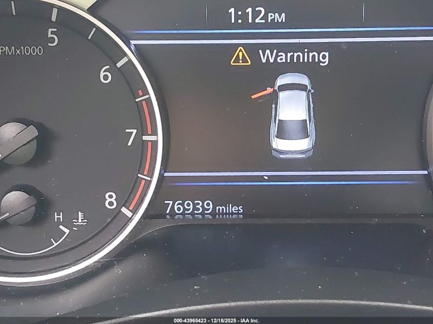 2021 Nissan Altima Sv Fwd VIN: 1N4BL4DV2MN361645 Lot: 43965423