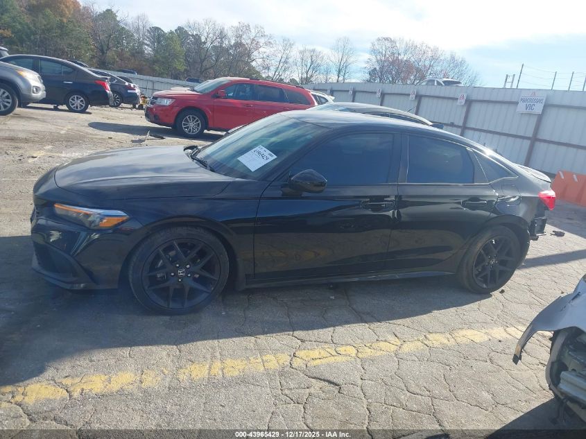 2022 Honda Civic Sport VIN: 2HGFE2F56NH593409 Lot: 43965429