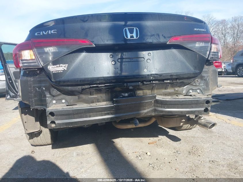 2022 Honda Civic Sport VIN: 2HGFE2F56NH593409 Lot: 43965429