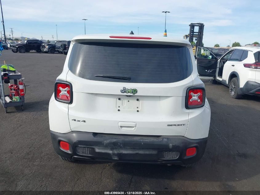 2018 Jeep Renegade Sport 4X4 VIN: ZACCJBAB1JPJ35115 Lot: 43965430