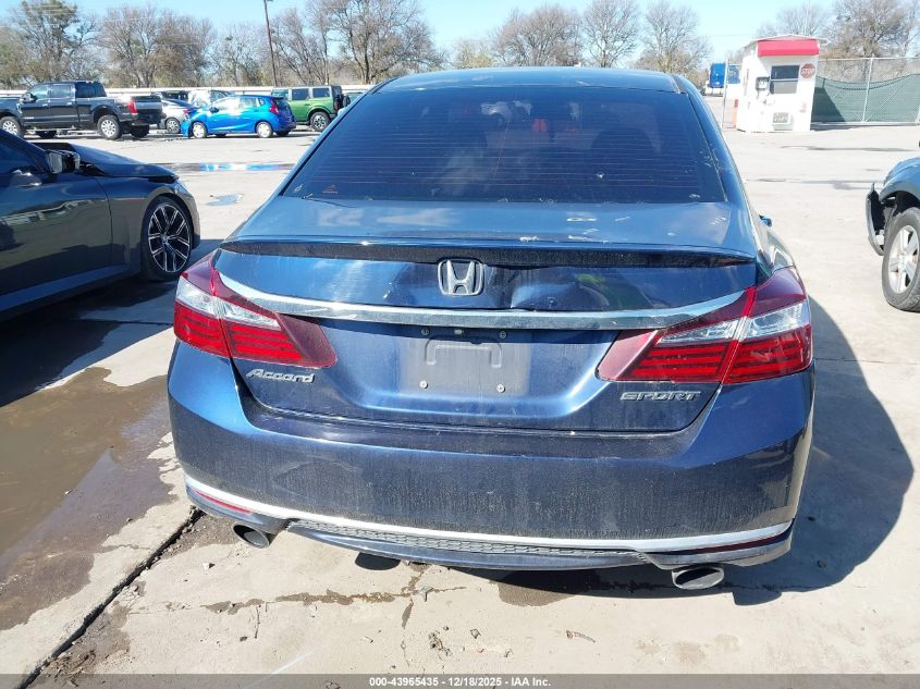 2017 Honda Accord Sport VIN: 1HGCR2F53HA297161 Lot: 43965435