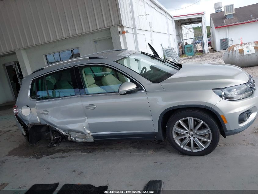 2012 Volkswagen Tiguan Se VIN: WVGAV7AX8CW570531 Lot: 43965453