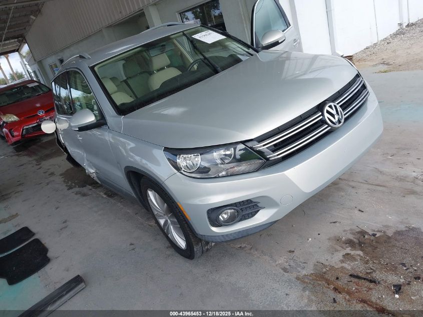 2012 Volkswagen Tiguan Se VIN: WVGAV7AX8CW570531 Lot: 43965453