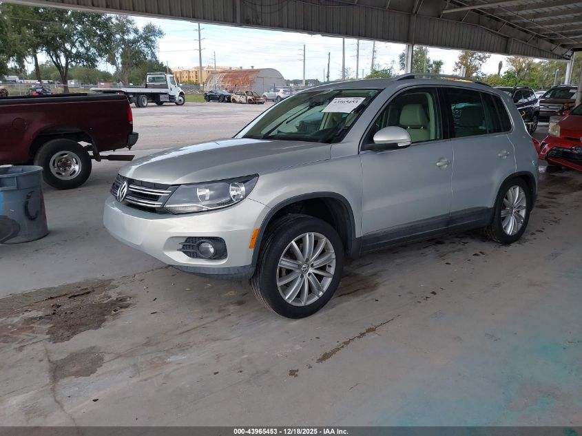 2012 Volkswagen Tiguan Se VIN: WVGAV7AX8CW570531 Lot: 43965453