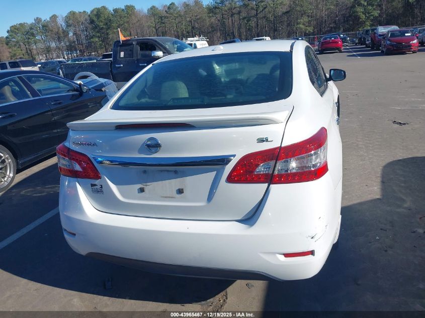 2015 Nissan Sentra Sl VIN: 3N1AB7APXFY242461 Lot: 43965467