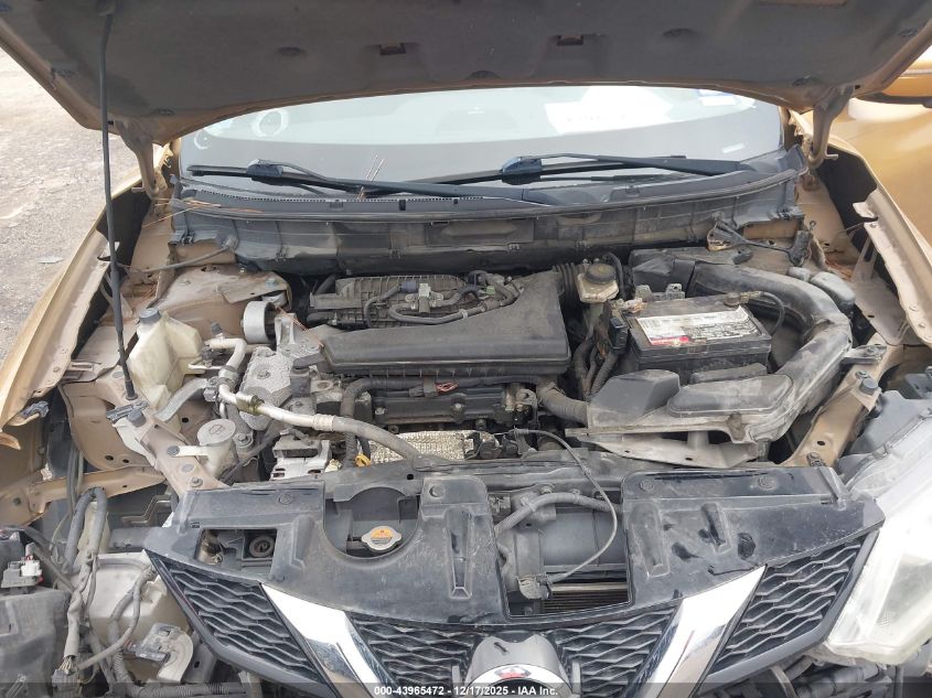 2015 Nissan Rogue Sl VIN: 5N1AT2MT7FC751224 Lot: 43965472