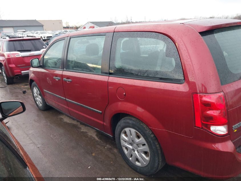 2014 Dodge Grand Caravan American Value Pkg VIN: 2C4RDGBG1ER167186 Lot: 43965478