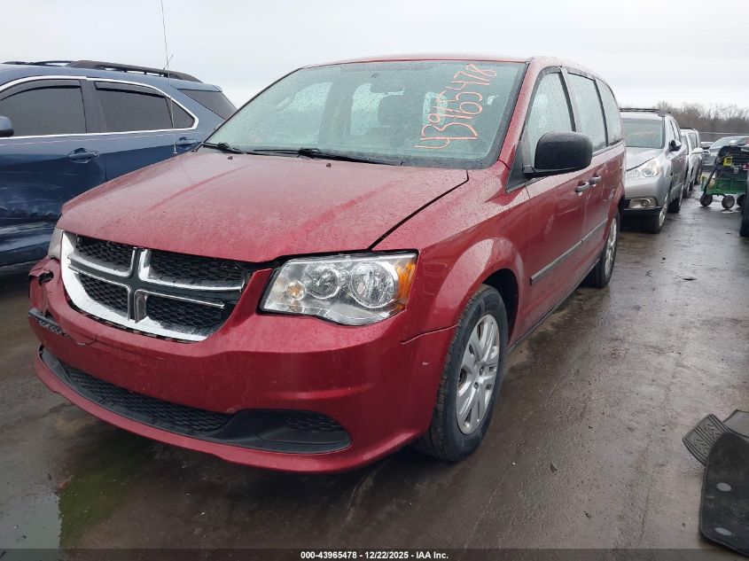 2014 Dodge Grand Caravan American Value Pkg VIN: 2C4RDGBG1ER167186 Lot: 43965478