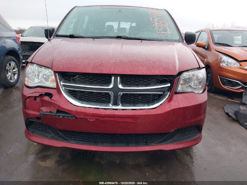 2014 Dodge Grand Caravan American Value Pkg VIN: 2C4RDGBG1ER167186 Lot: 43965478