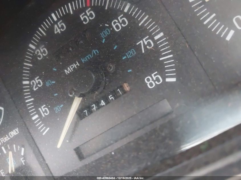 1988 Ford F150 VIN: 1FTDF15Y7JNB54777 Lot: 43965484