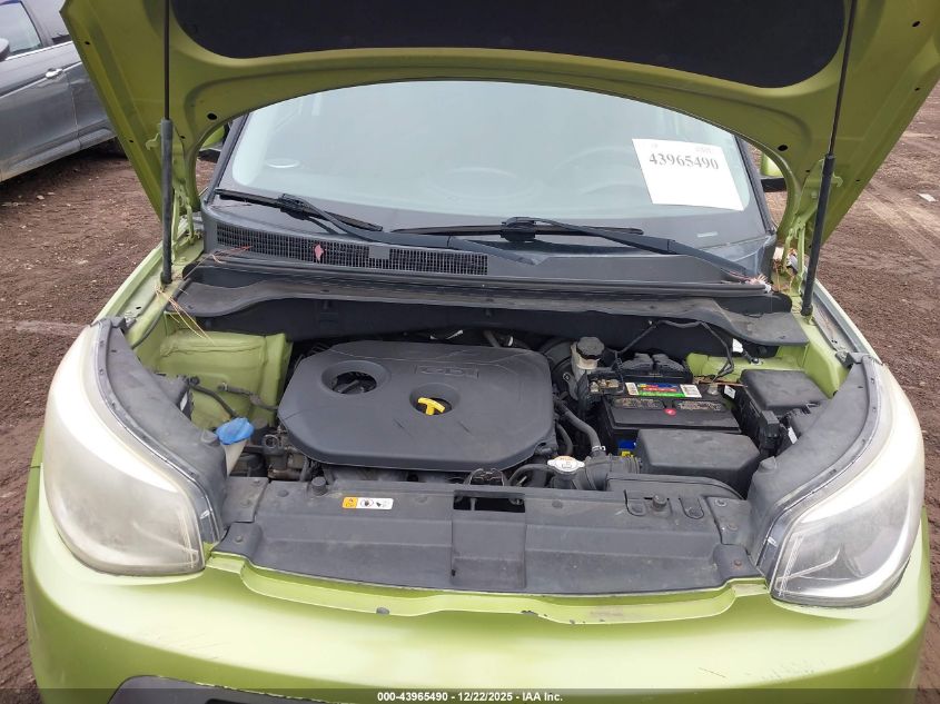 2016 Kia Soul + VIN: KNDJP3A58G7855168 Lot: 43965490