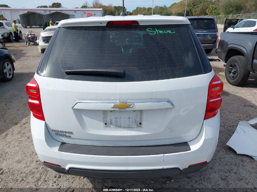 2017 Chevrolet Equinox Ls VIN: 2GNALBEK8H1592434 Lot: 43965491