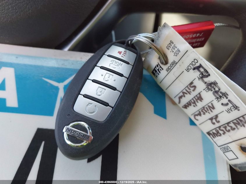 2022 Nissan Altima Sv Fwd VIN: 1N4BL4DV6NN325846 Lot: 43965500