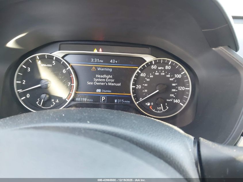 2022 Nissan Altima Sv Fwd VIN: 1N4BL4DV6NN325846 Lot: 43965500