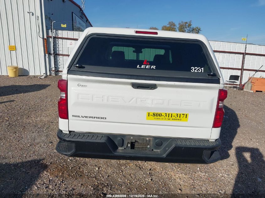 2023 Chevrolet Silverado 1500 2Wd Standard Bed Wt VIN: 3GCNAAEK0PG363231 Lot: 43965506