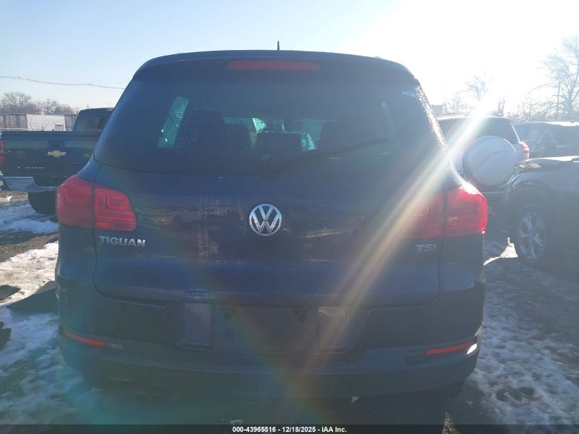2016 Volkswagen Tiguan S VIN: WVGAV7AX7GW591313 Lot: 43965516