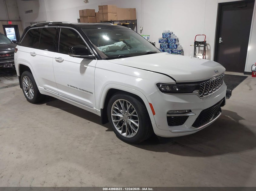 1C4RJYE67N8724924 2022 Jeep Grand Cherokee 4Xe Summit 4X4 auction photo 1