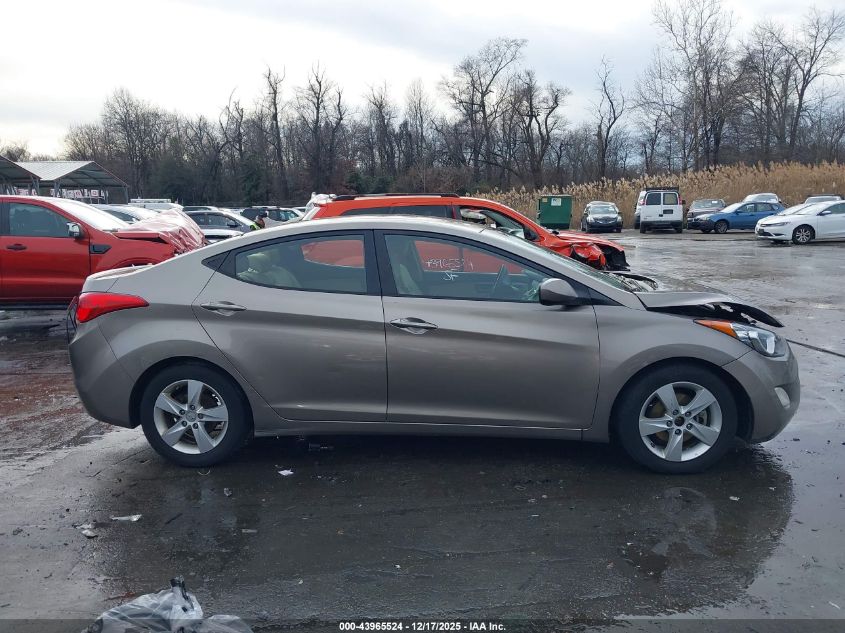 2013 Hyundai Elantra Gls VIN: 5NPDH4AE2DH321008 Lot: 43965524