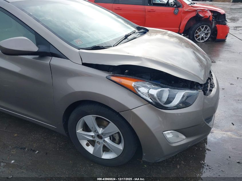 2013 Hyundai Elantra Gls VIN: 5NPDH4AE2DH321008 Lot: 43965524