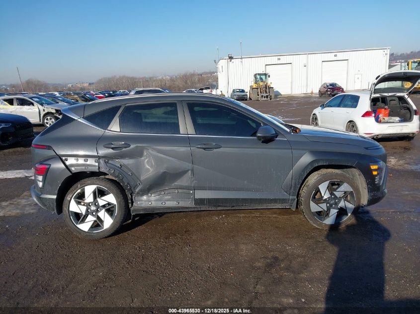 2024 Hyundai Kona Limited VIN: KM8HECA3XRU153842 Lot: 43965530