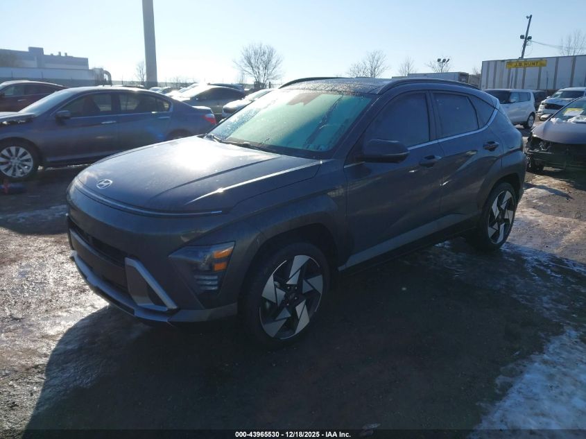 2024 Hyundai Kona Limited VIN: KM8HECA3XRU153842 Lot: 43965530