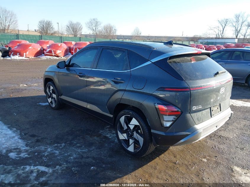 2024 Hyundai Kona Limited VIN: KM8HECA3XRU153842 Lot: 43965530
