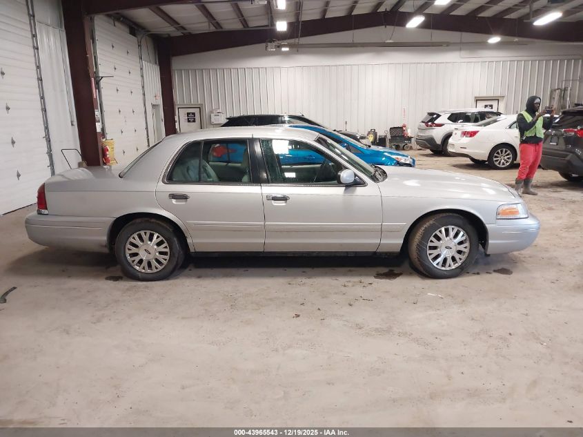 2003 Ford Crown Victoria Lx VIN: 2FAFP74W93X154960 Lot: 43965543