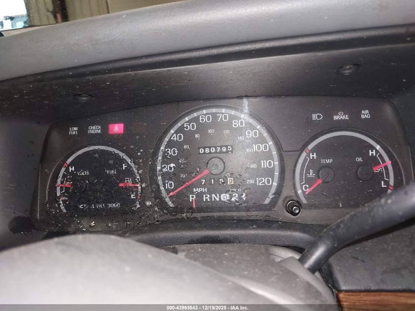 2003 Ford Crown Victoria Lx VIN: 2FAFP74W93X154960 Lot: 43965543