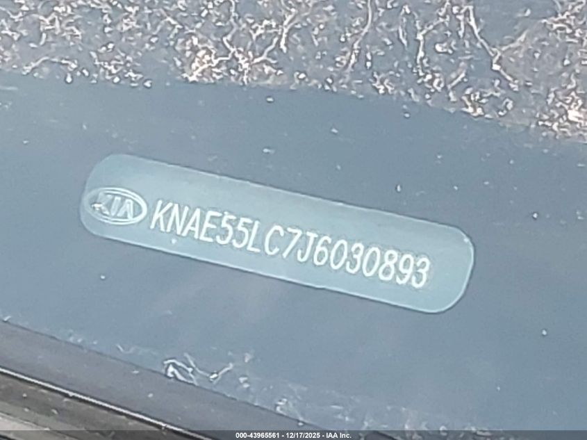 2018 Kia Stinger Gt2 VIN: KNAE55LC7J6030893 Lot: 43965561