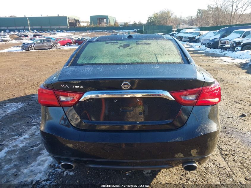 2018 Nissan Maxima 3.5 Sl VIN: 1N4AA6AP9JC369977 Lot: 43965563