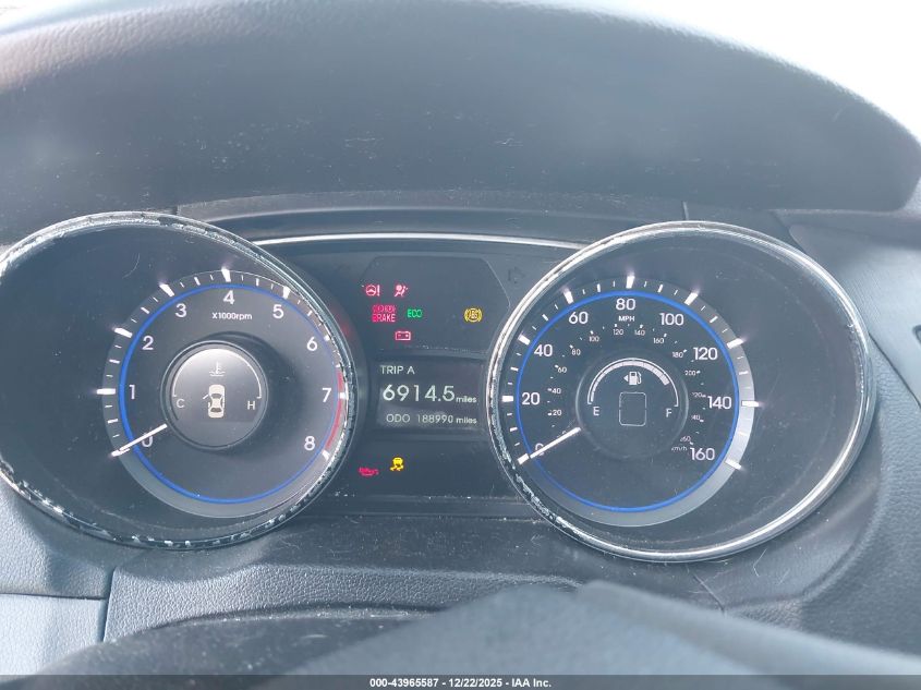 2014 Hyundai Sonata Gls VIN: 5NPEB4AC6EH930866 Lot: 43965587