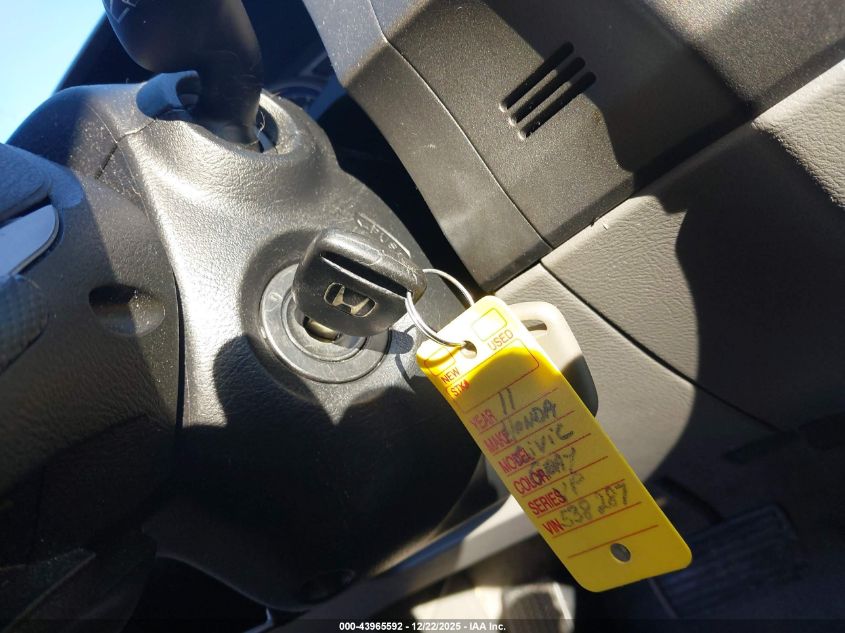 2011 Honda Civic Vp VIN: 2HGFA1F37BH538287 Lot: 43965592