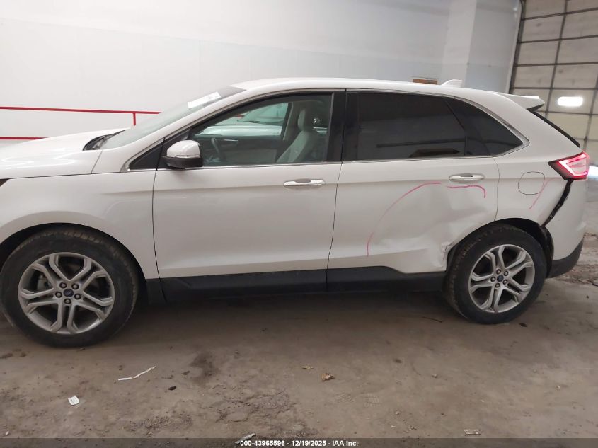 2015 Ford Edge Titanium VIN: 2FMTK3K98FBB54978 Lot: 43965596