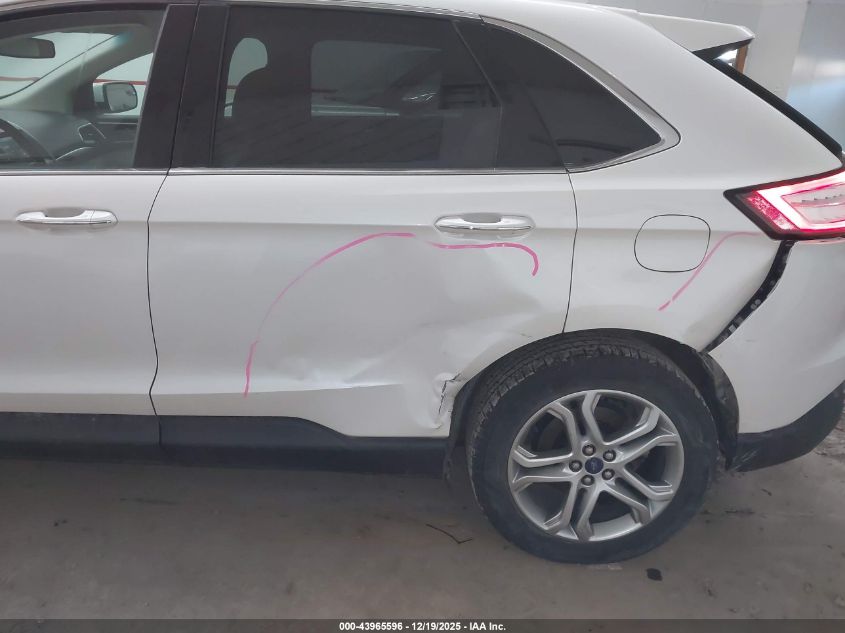 2015 Ford Edge Titanium VIN: 2FMTK3K98FBB54978 Lot: 43965596