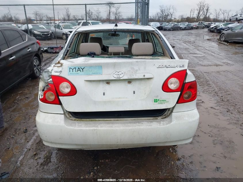 2005 Toyota Corolla Le VIN: 1NXBR32E65Z418387 Lot: 43965605