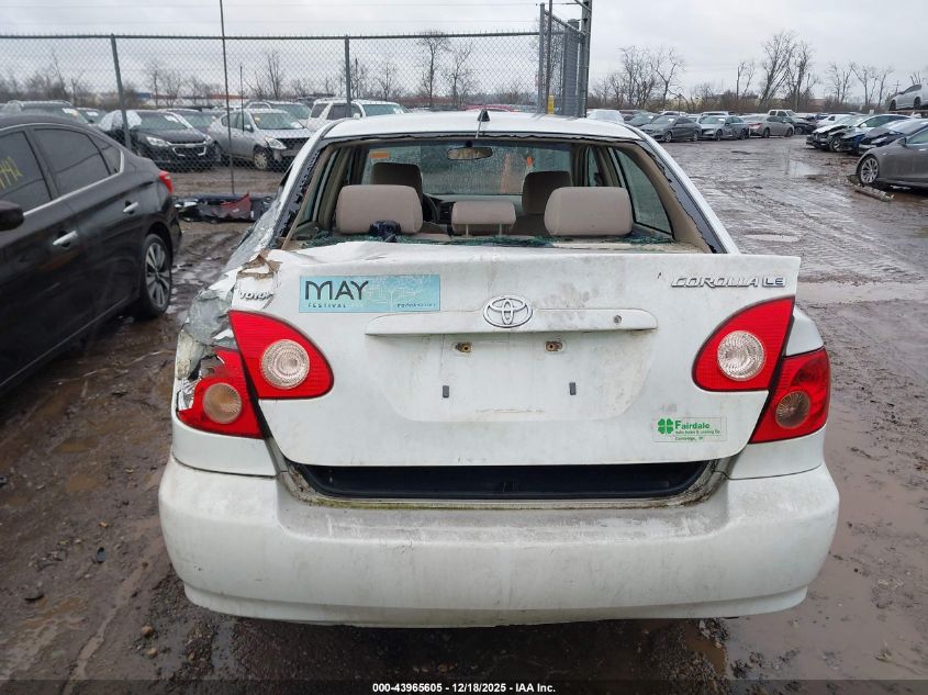 2005 Toyota Corolla Le VIN: 1NXBR32E65Z418387 Lot: 43965605