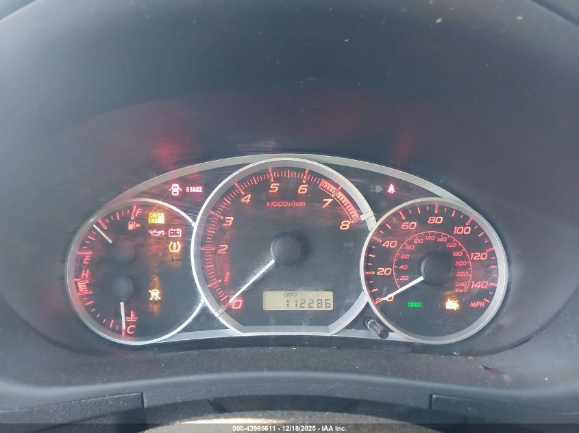 2011 Subaru Impreza Wrx VIN: JF1GV7E62BG503289 Lot: 43965611