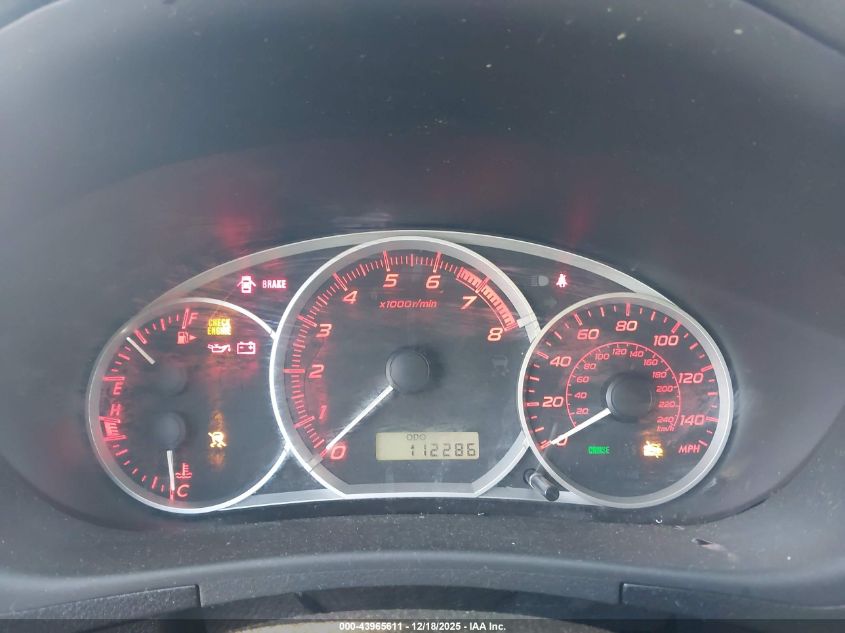 2011 Subaru Impreza Wrx VIN: JF1GV7E62BG503289 Lot: 43965611