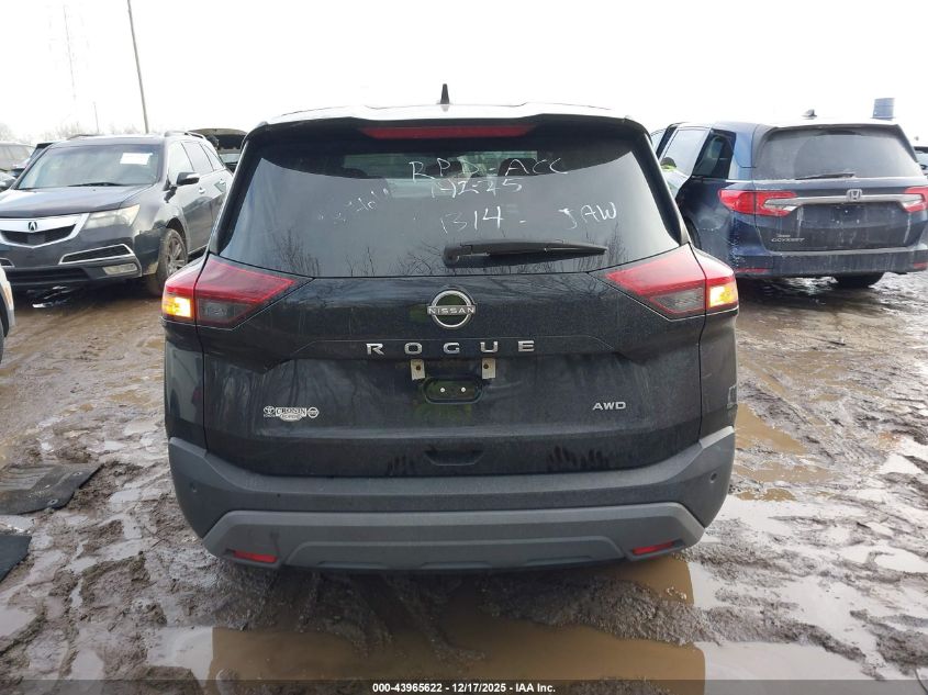 2023 Nissan Rogue S Intelligent Awd VIN: 5N1BT3AB4PC926522 Lot: 43965622