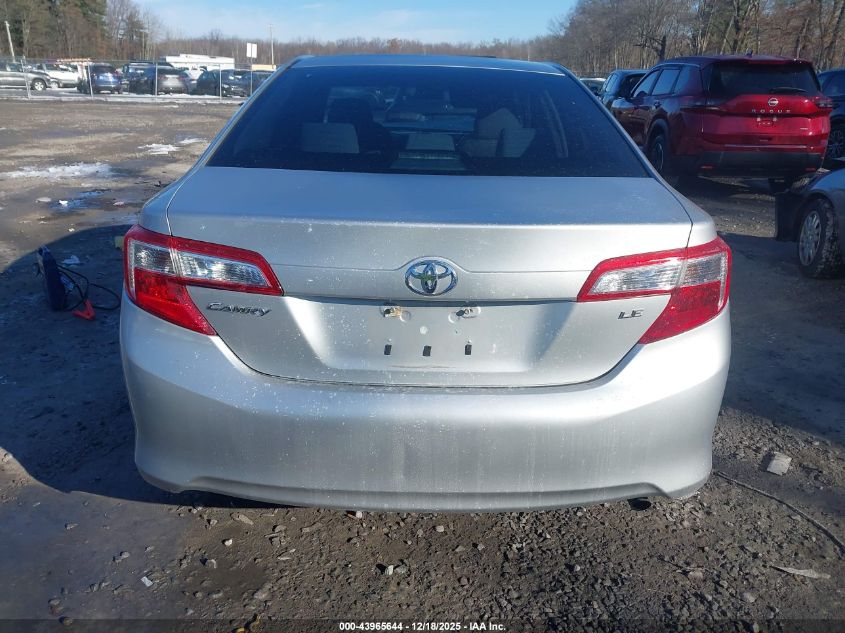 2012 Toyota Camry Le VIN: 4T4BF1FK7CR173616 Lot: 43965644