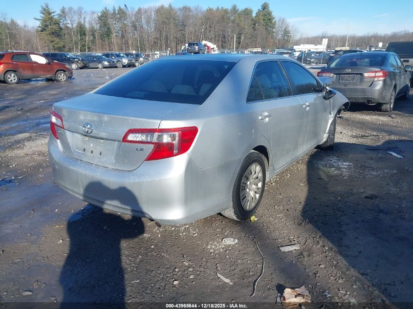 2012 Toyota Camry Le VIN: 4T4BF1FK7CR173616 Lot: 43965644